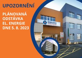 Pardubickou nemocnici čeká 9hodinové omezení provozu, 5.srpna připojí k distribuční síti nový pavilon