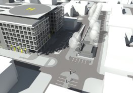 Proměnou projde v Pardubické nemocnici i náměstíčko. Úpravy startují v srpnu