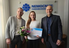 Nemocnice Pardubického kraje ocenila diplomovou práci zaměřenou na pracovní spokojenost sester v paliativní péči