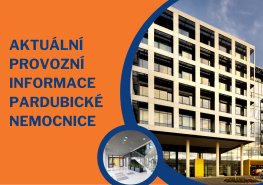 Aktuální provozní informace Pardubické nemocnice