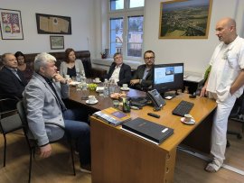 Návštěva náměstka Štefky v Litomyšlské nemocnici