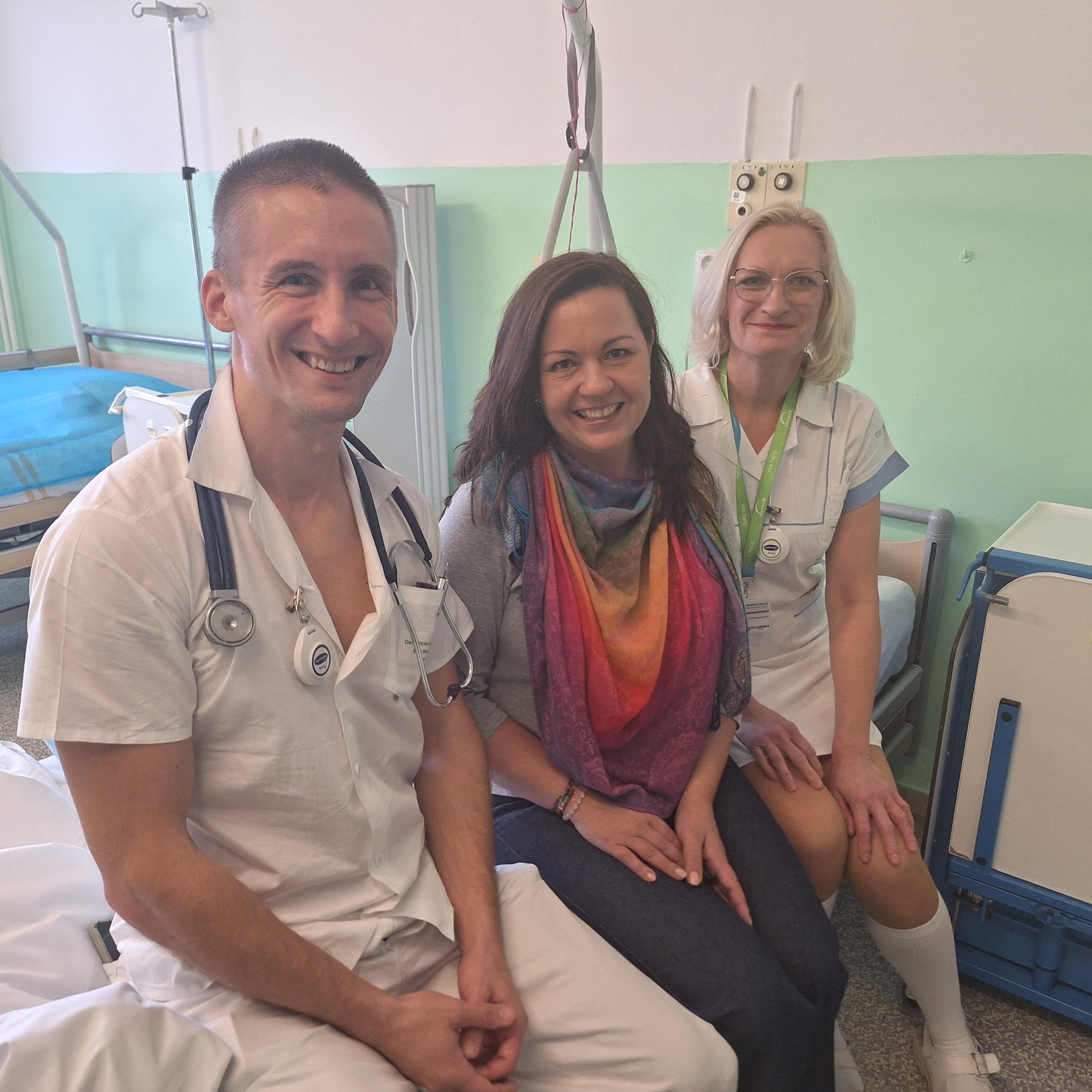 Stážistka v Geriatrickém centru