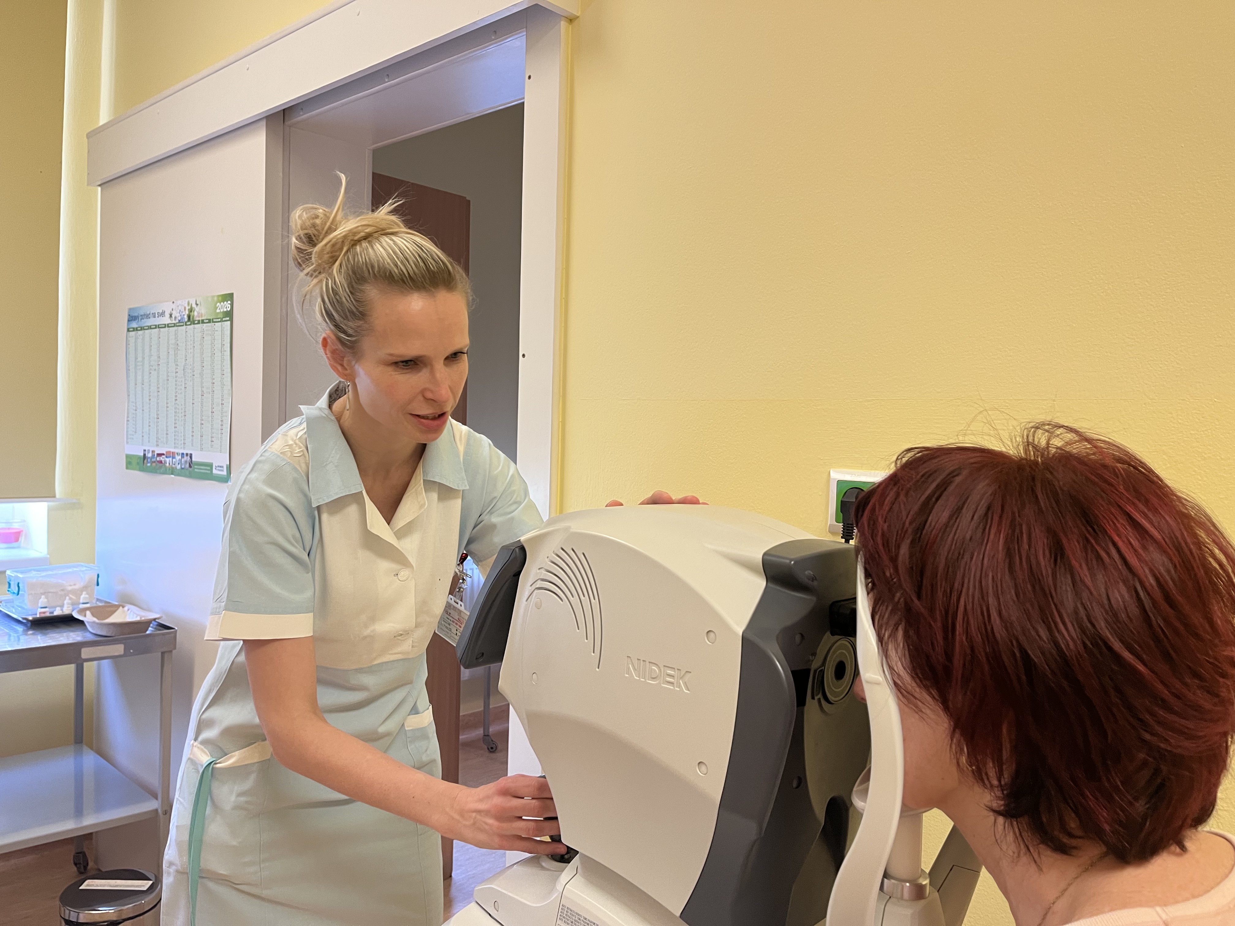 Průběh vyšetření na Den glaukomu