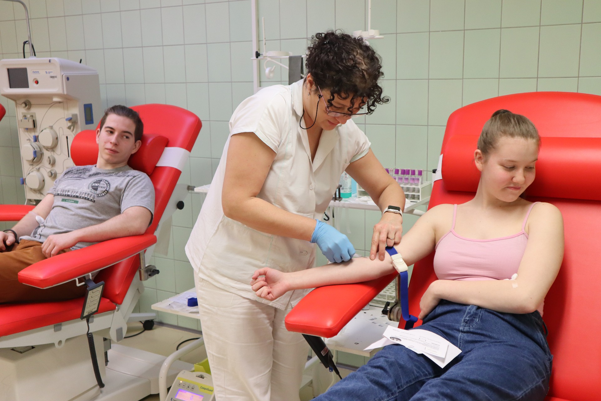 Valentýnské odběry krve přilákaly v Pardubicích 24 nových dárců