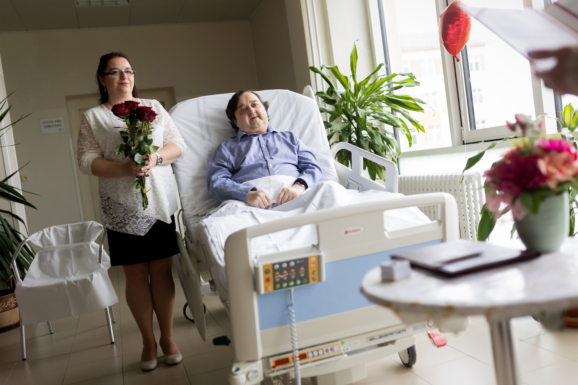 A žili šťastně… v Chrudimské nemocnici proběhla svatba